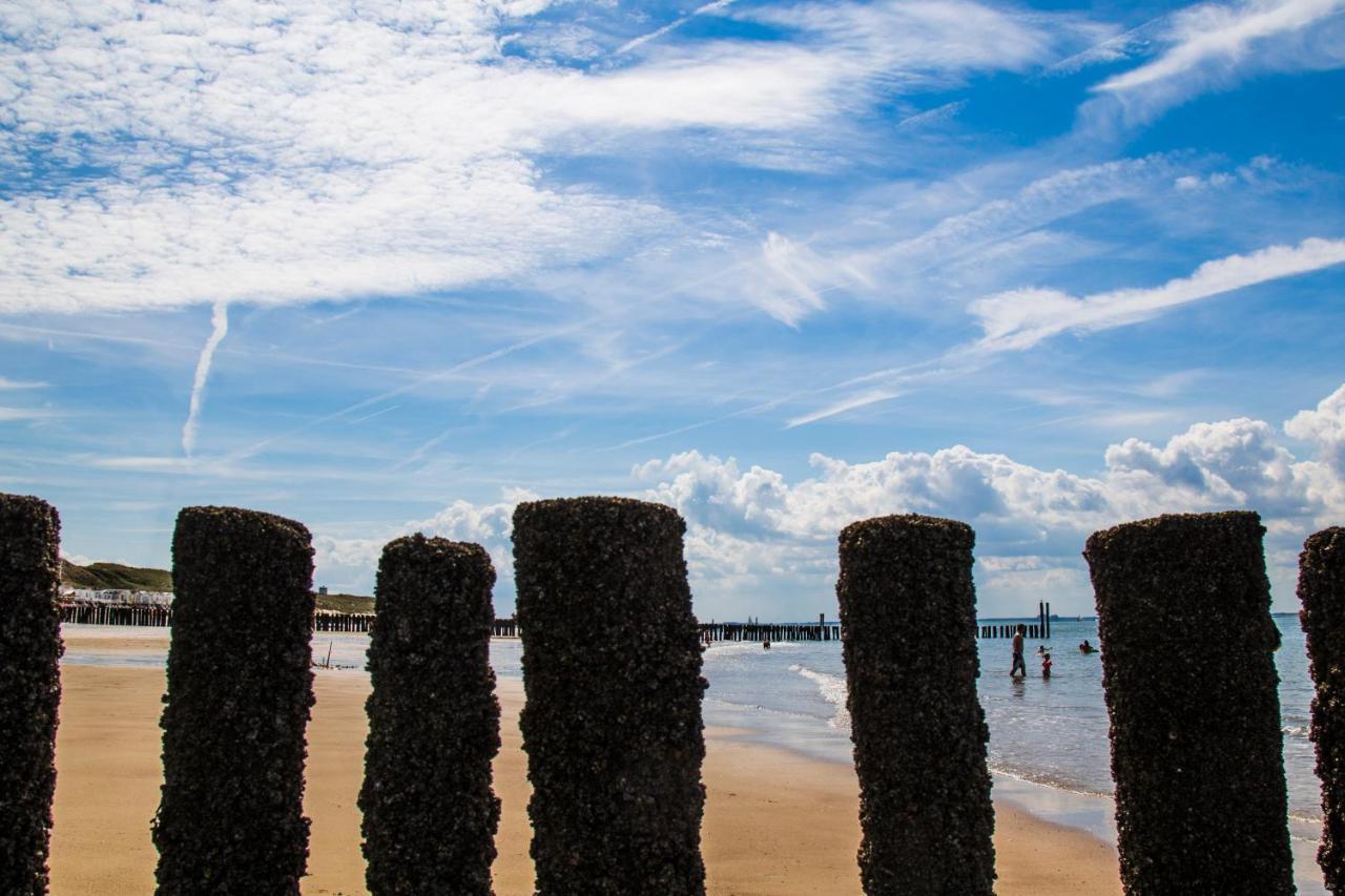 Luxe Kamer Aan Zee Zoutelande Exterior foto