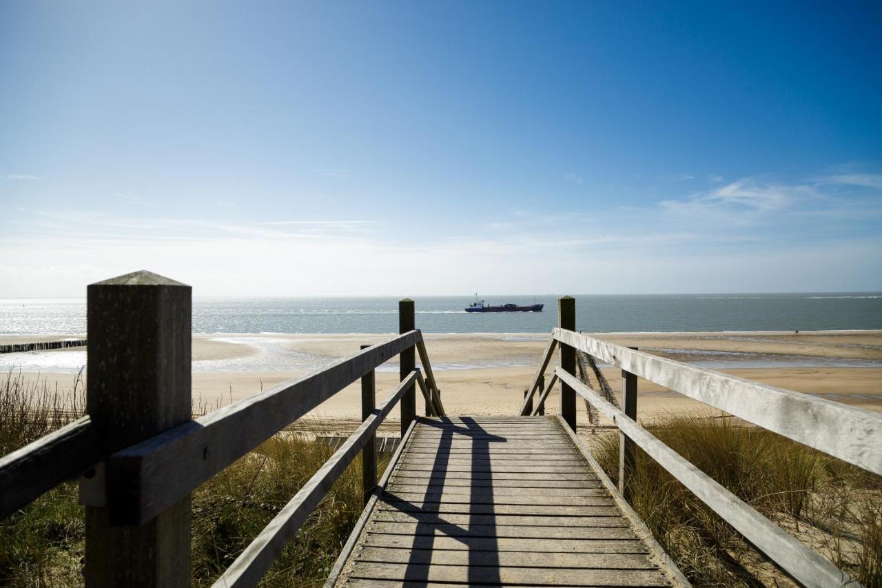 Luxe Kamer Aan Zee Zoutelande Exterior foto